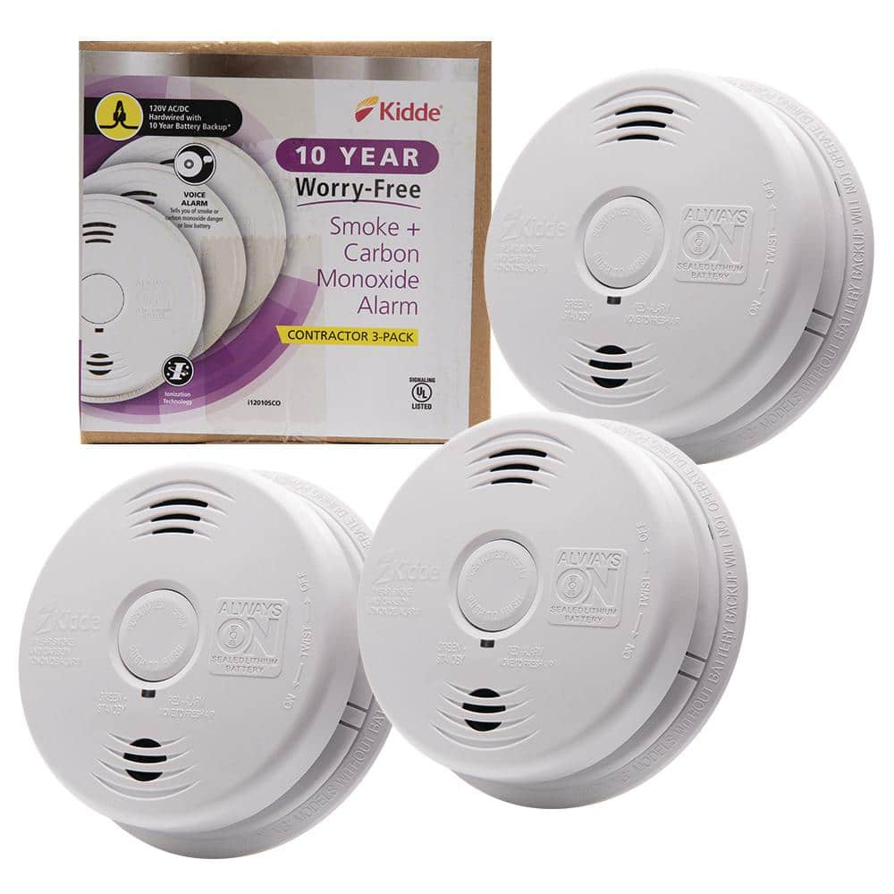 Kidde Smoke & Carbon Monoxide Detector, 10-Year Battery, Voice Alerts