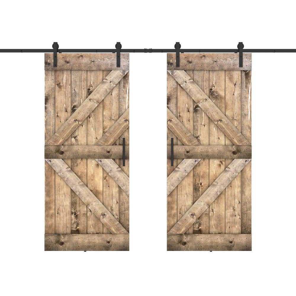 Reviews for Dessliy Double KL 56 in. x 84 in. Dark Walnut Finished Pine