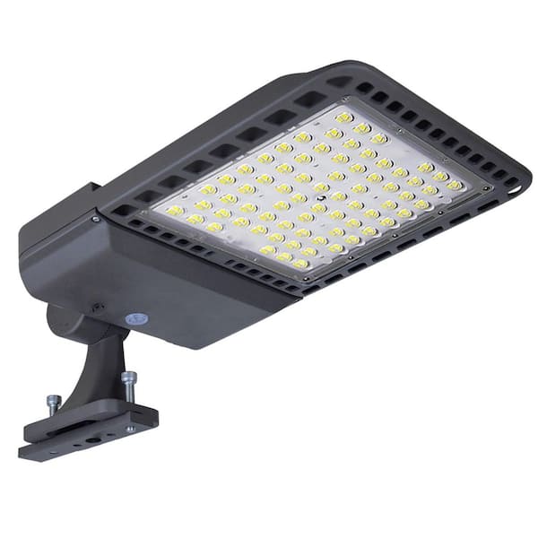 1500-Watt Equivalent Bronze Integrated LED Outdoor Weatherproof Street and Flood Light with Dusk to Dawn 39000 Lumens