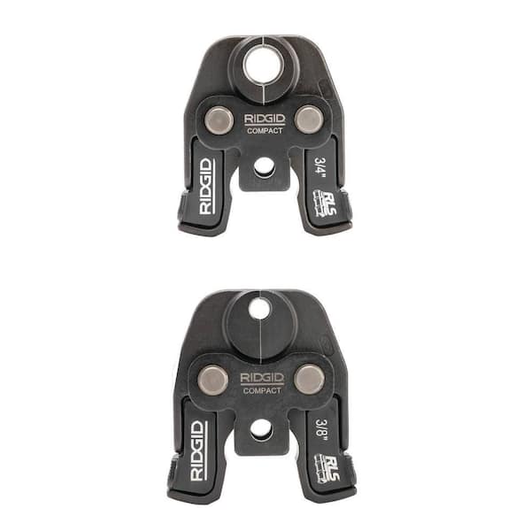 3/4 in. RLS Compact Series Press Tool Jaw and 3/8 in. Jaw for Copper Pressing Applications Combo