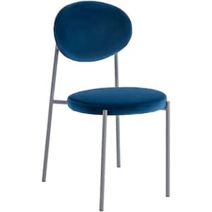 Euston Navy Blue Velvet Dining Chair