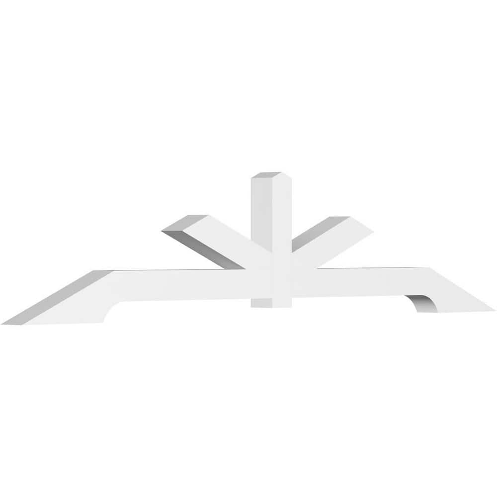 96 in. W x 20 in. H x 4 in. D x 4 in. F, 5/12 Pitch, Vanguard Signature Urethane Gable Bracket, Primed Tan price history on PriceWatchPro