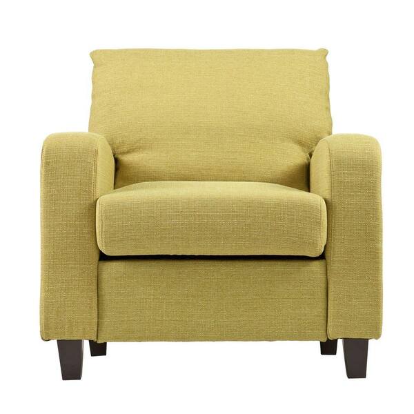 Southern Enterprises Kabira Apple Green Polyester Upholstered Arm Chair