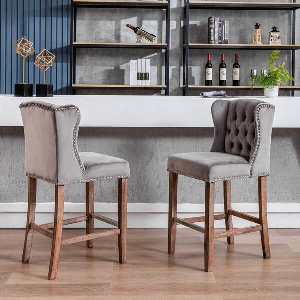 Counter height gray online chairs