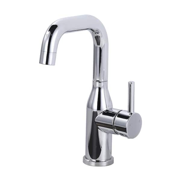 AVITAS Single Handle Bar Faucet Deckplate Not Included in Spot Free Stainless Steel Polished Chrome
