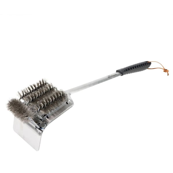 Brush-n-Rake Grill Brush and Coal Rake