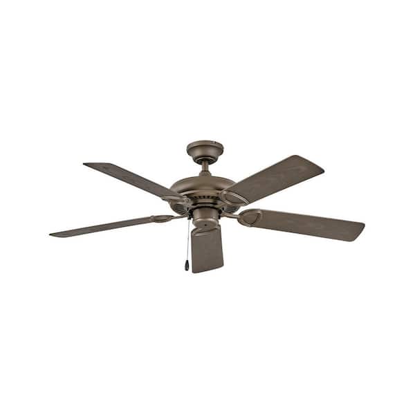 HINKLEY Vera Cruz 52 in. Indoor/Outdoor Metallic Matte Bronze Ceiling Fan Pull Chain