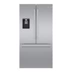 500 Series 26 cu ft 3-Door French Door Refrigerator in Stainless Steel w/ Ice and Water, Bottom Freezer, Standard Depth