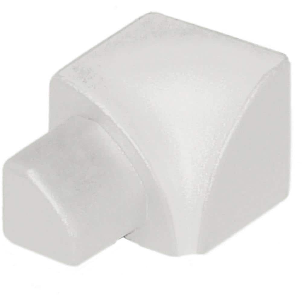 DURONDELL 0 in. D x  0.31 in. W x 0 in. L Round Edge Int Crnr Aluminum Pwdr Ctd White Molding and Transition Trim price history on PriceWatchPro