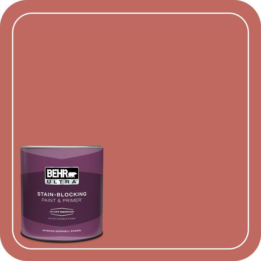 1 qt. Home Decorators Collection #HDC-CL-10 Tapestry Red Extra Durable Eggshell Enamel Interior Paint & Primer price history on PriceWatchPro