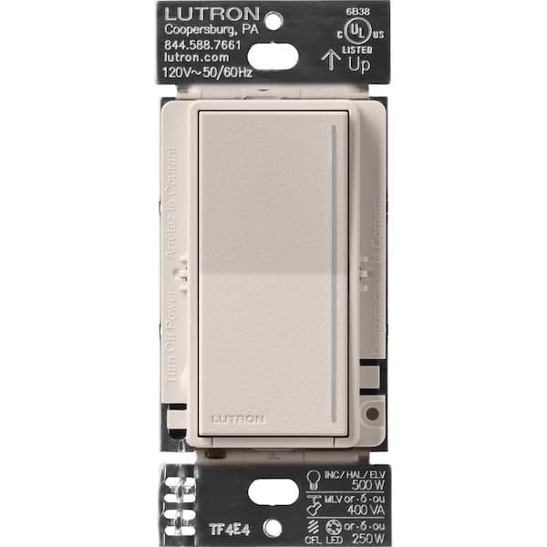 Lutron Sunnata Pro LED+ Touch Dimmer Switch, for 500W ELV/MLV, 250W LED, Single Pole/Multi Location, Taupe (ST-PRO-N-TP)