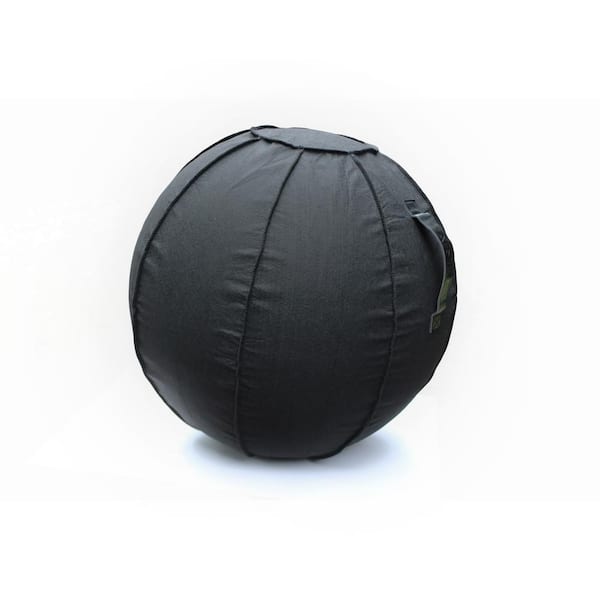 AFS-TEX Midnight Black 30 in. x 30 in. Large Indoor Active Anti-Microbial Balance Ball