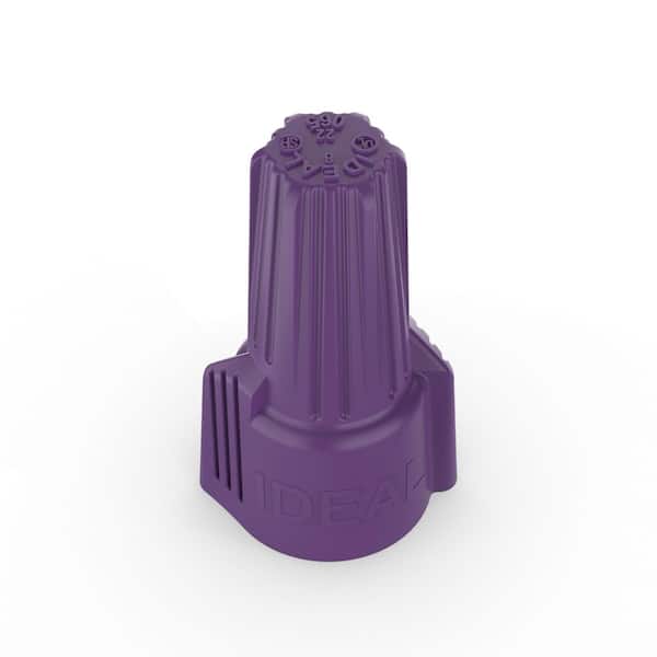 IDEAL Twister Al/Cu Purple Wire Connector, Bag of 2 30-1065S - The