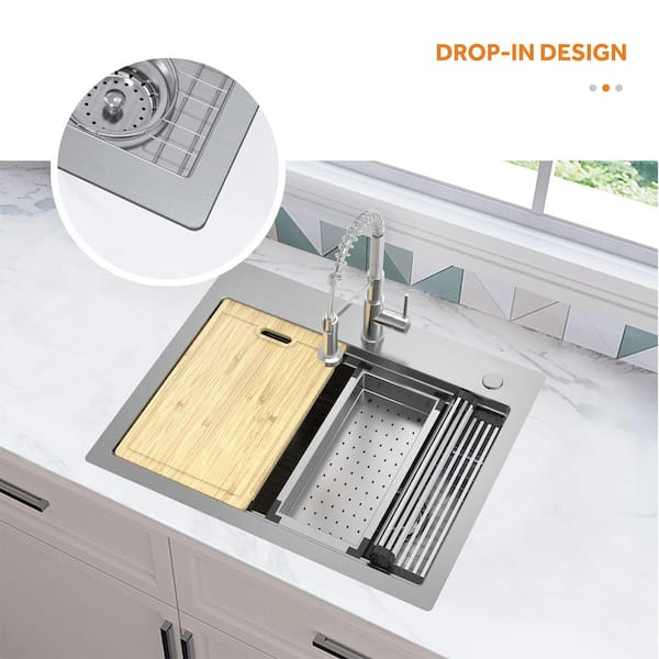 Adjustable Sink Storage Rack – Kitchen Dino