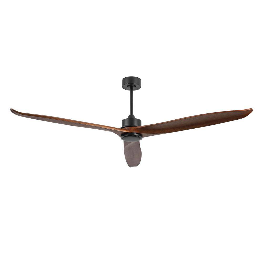 72 in. Indoor Walnut Solid Wood 3-Blade Propeller Ceiling Fan with Remote price history on PriceWatchPro