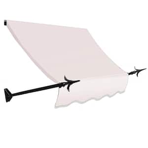 4.38 ft. Wide New Orleans Fixed Awning (31 in. H x 16 in. D) in Off White