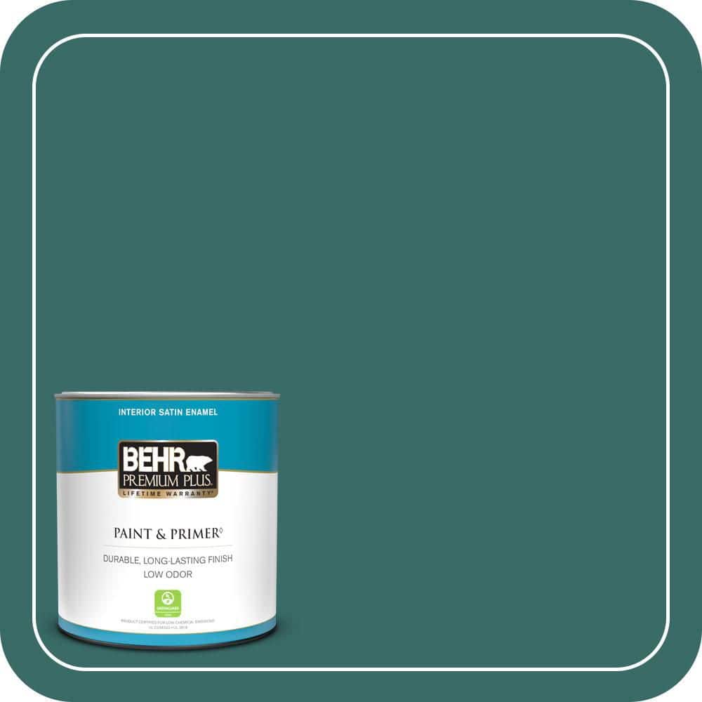 1 qt. #M450-7 Beta Fish Satin Enamel Low Odor Interior Paint & Primer price history on PriceWatchPro