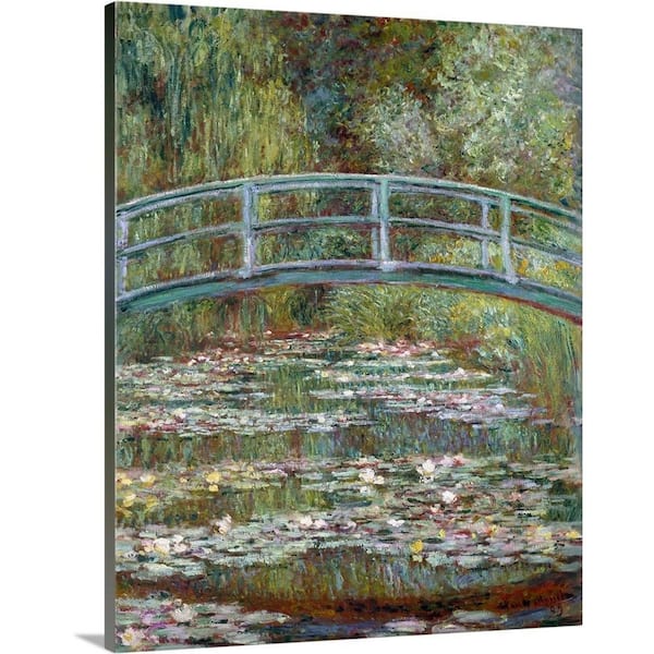 睡蓮　Bridge over a Pond of Water Lilies 模写 GreatBigCanvas 