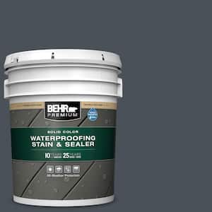 5 gal. #PPU25-22 Chimney Solid Color Waterproofing Exterior Wood Stain and Sealer