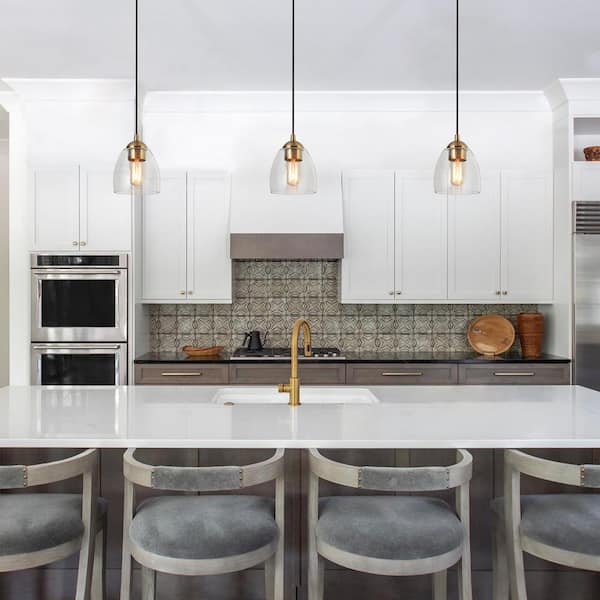 glass kitchen light fixtures