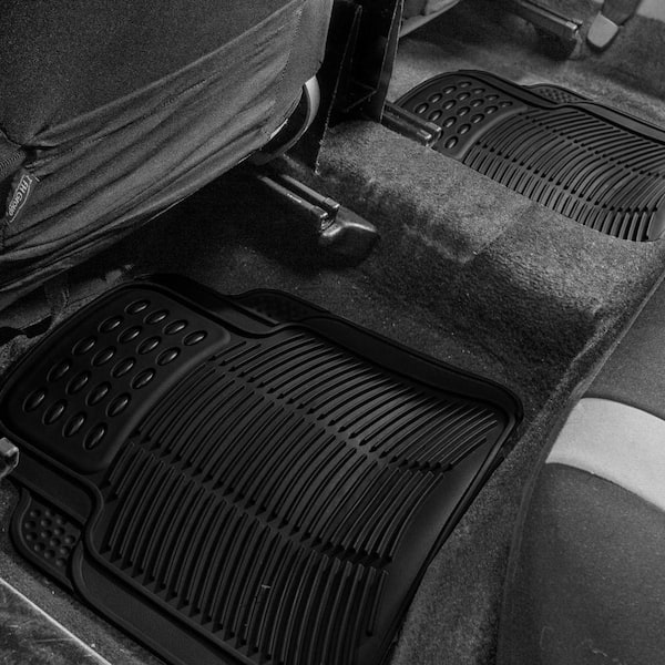 Carpet Floor Mat for Car-4 Piece Heavy Duty Set-Car, SUV with Heel