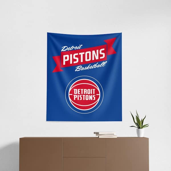 NBA Premium Pistons Printed Wall Hanging