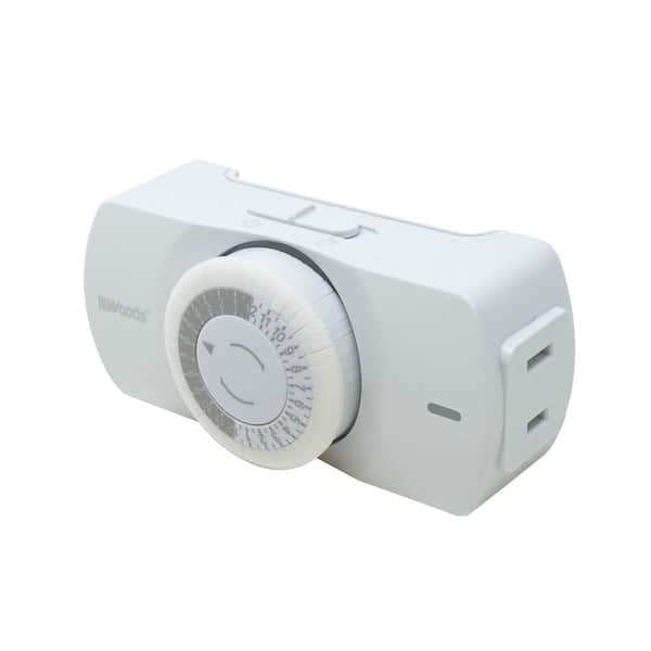 24 Hour Indoor Plug-In Polarized Outlet Mechanical Timer