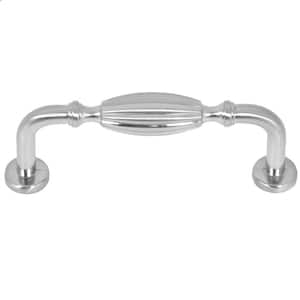 French Country 3 in. Center-to-Center Satin Nickel Cabinet Pull