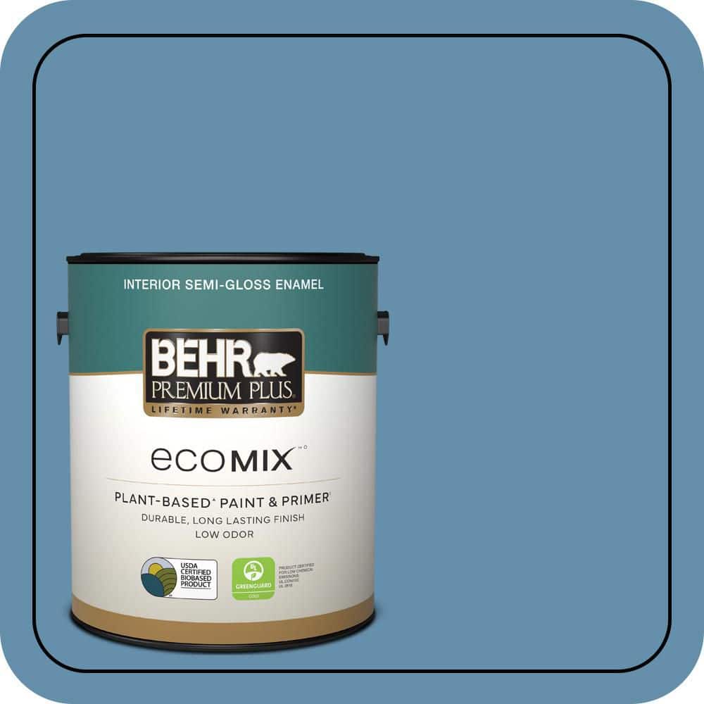 1 gal. #S500-5 Treasure Map Semi-Gloss Enamel EcoMix Plant-Based Interior Paint & Primer price history on PriceWatchPro