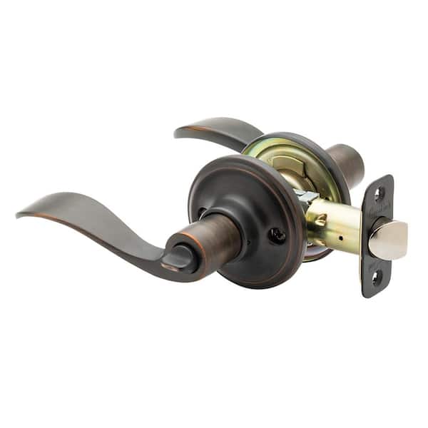 Copper Creek Waverlie Tuscan Bronze Privacy Bed/Bath Door Handle