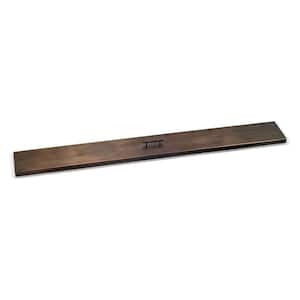 72 in. x 6 in. Linear Oil Rubbed Bronze Cover for Drop-In Fire Pit Pan