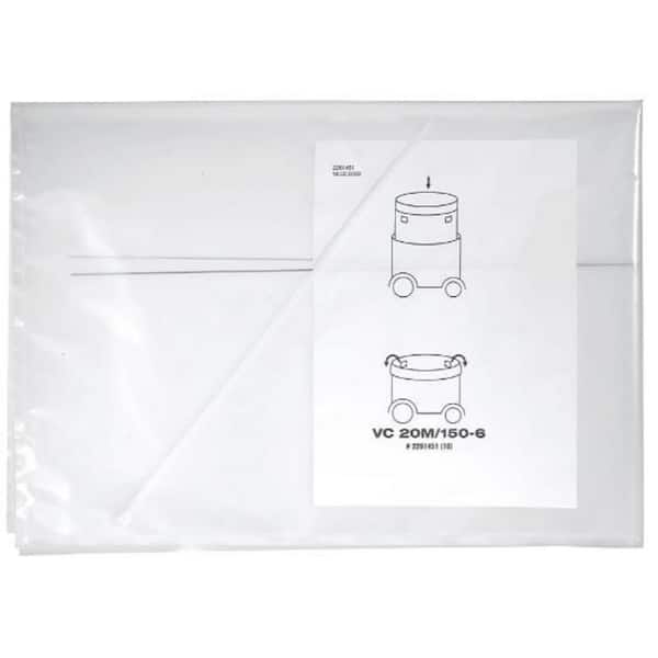 Hilti VC 150-6 M Plastic 4 Gal. Wet/Dry Vacuum Dust Bags (10-Pack)