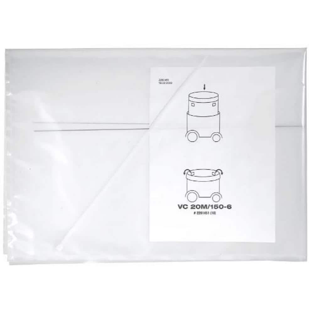 VC 150-10 40M 8 Gal. Plastic Wet/Dry Vacuum Dust Bags (10-Pack) price history on PriceWatchPro