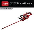 Flex-Force 24 in. 60V Max Lithium-Ion Cordless Hedge Trimmer (Bare-Tool)