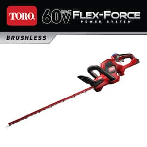 Flex-Force 24 in. 60V Max Lithium-Ion Cordless Hedge Trimmer (Bare-Tool)