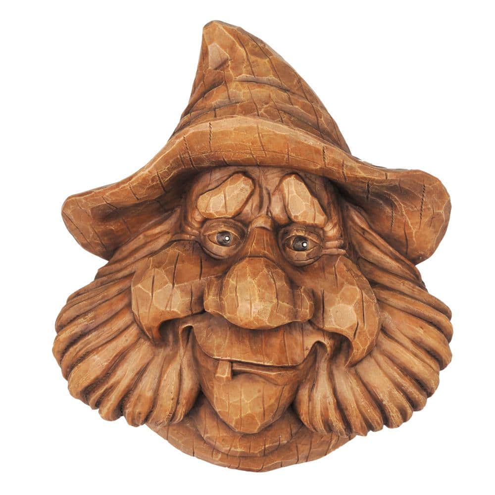 Outdoor Face Bird House Billy Resin