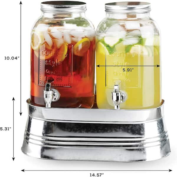 Mason Jar 2-Gallon Beverage Dispenser