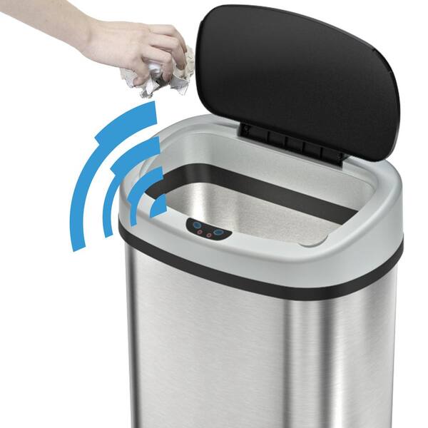 Motion Sensor Trash Can, Kitchen Trash Can 13 Gallon