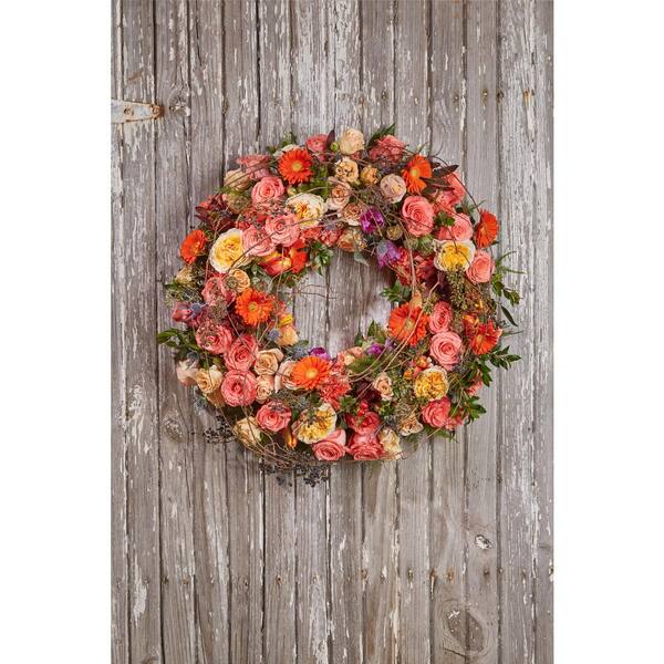 18 Inch Round and Heart Shaped 4 Pack Oasis Mache Wreath 