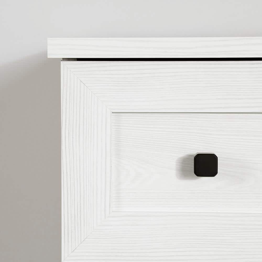 White Pine Farmhouse Double Dresser with Six Drawers