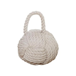 Tan Rope and Sand Knot Door Stop