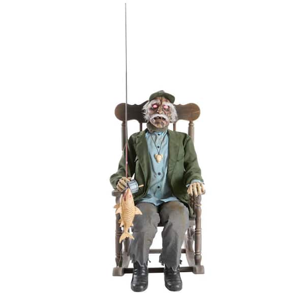 6.5 ft. Dead Water Animated LED Fisherman in Rocking Chair