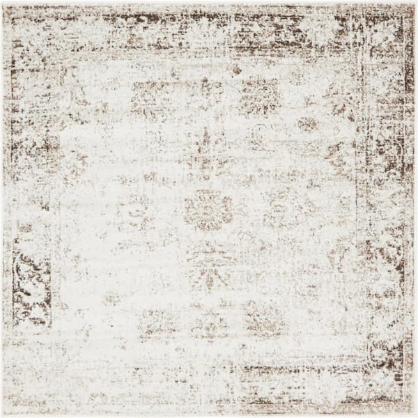 Unique Loom Casino Sofia Area Rug - 6' x 9' Beige