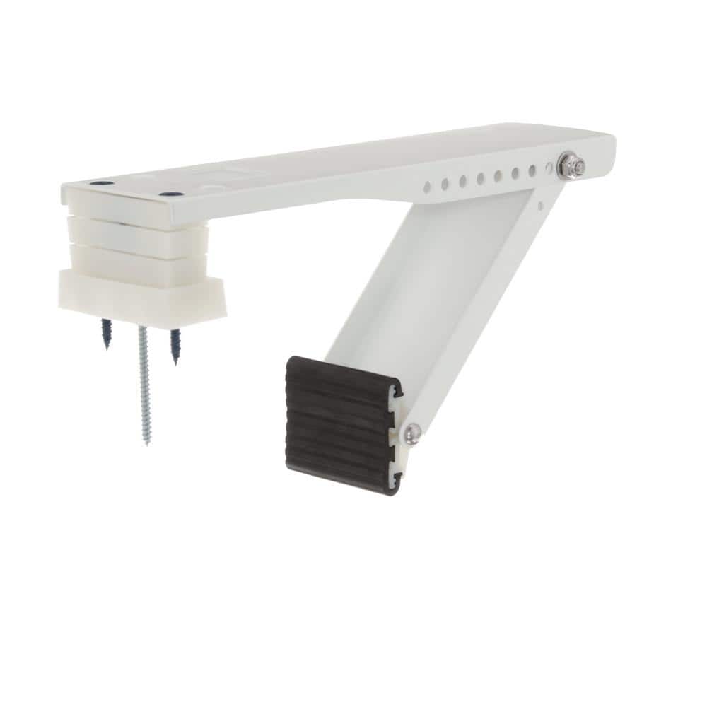 Universal White Steel Light-Duty Air Conditioner Support Bracket