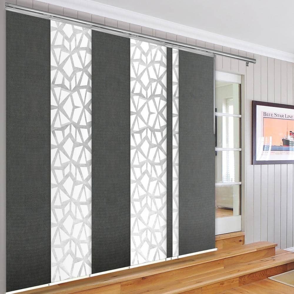 Nobel Sky 110 in. - 153 in. W x 94 in. L Adjustable 7- Panel White Single Rail Panel Track with 23.5 in. Slates price history on PriceWatchPro