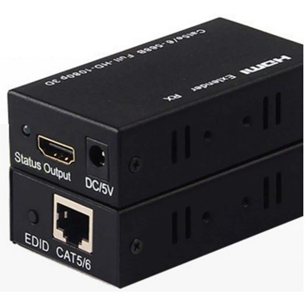 Blandet gruppe Ledsager SPT 180 ft. HDMI Extender 1080p Over Single CAT5e/CAT6 Ethernet Cable upto  180 ft. (60 m) at 1080p 12-HDMIX3 - The Home Depot