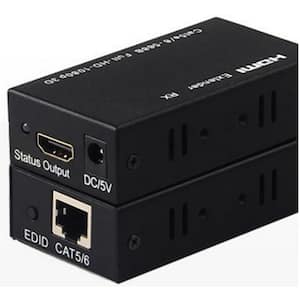 180 ft. HDMI Extender 1080p Over Single CAT5e/CAT6 Ethernet Cable upto 180 ft. (60 m) at 1080p