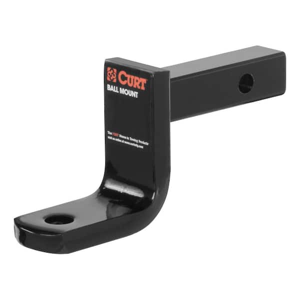 CURT Class 2 3,500 lbs. 3-1/4 in. Drop Trailer Hitch Ball Mount Draw Bar (1-1/4 in. Shank, 6-1/4 in. Long)