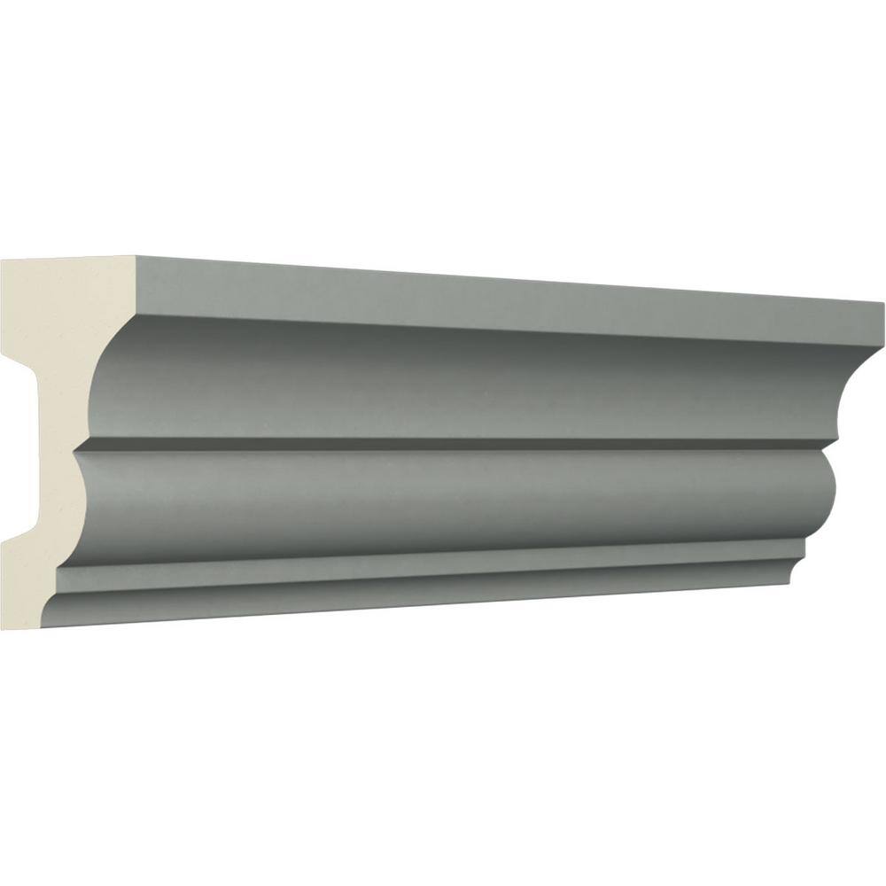 Primed Urethane Geometric Panel Moulding Sample, 12 in.