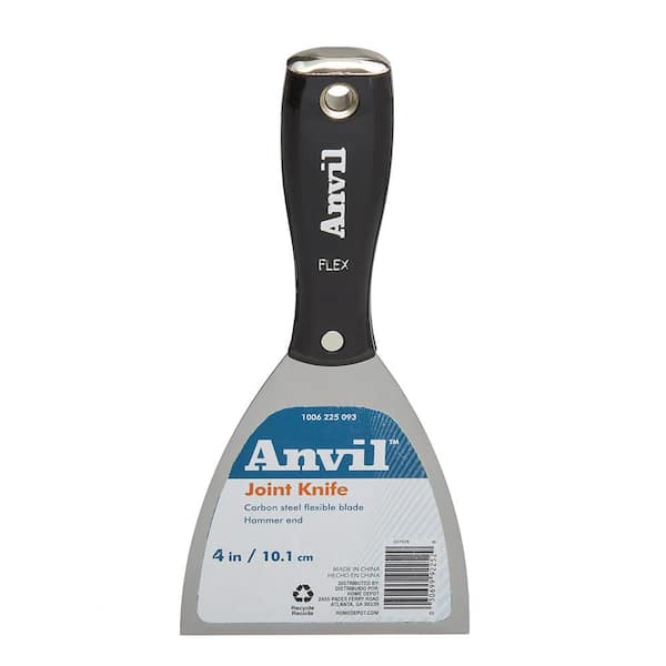 Anvil 4 in. Steel Joint Knife with Plastic Handle and Hammer End